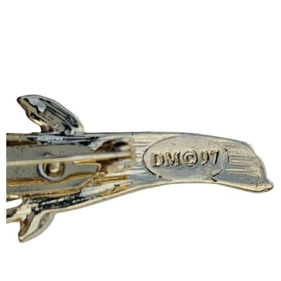 Vintage AVON Dozen Of Red Roses Bouquet Yellow Gold Tone Polished Brooch DM97 - Picture 6 of 6